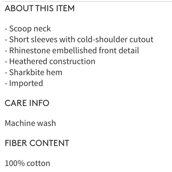 Juicy Couture  Cold Shoulder Top - Picture 2 of 2